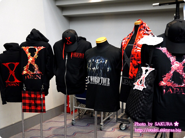 X JAPAN 2015 ツアーグッズ　Tシャツとパーカーなど