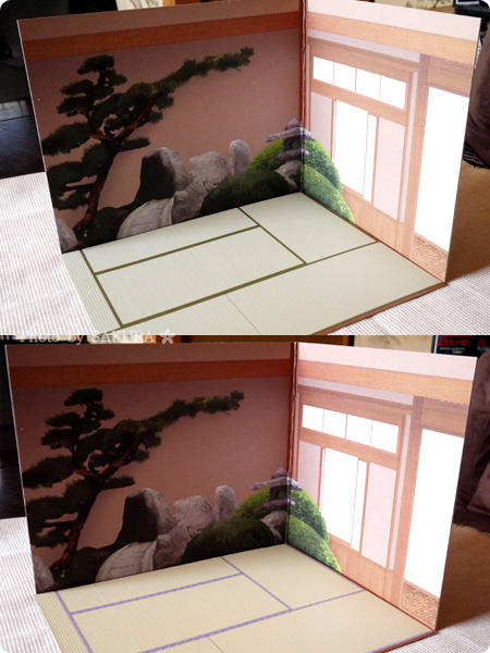 Can☆Do（キャンドゥ）のウッドクラフト用背景ボード「和室 床の間」　パターン２